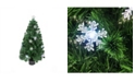 Northlight 3' Pre-Lit Color Changing Fiber Optic Christmas Tree with Snowflakes